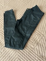 Current/Elliot Black&quot;the Sweeney ankle skinny&quot; Coated Cotton Blend Jeans... - $1,088.76 MXN