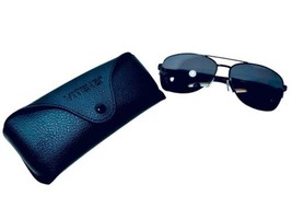 Vitenzi Unisex Anzio +1.75 Black Aviator Style Bifocal Readers Sunglasses &amp; Case - $19.95