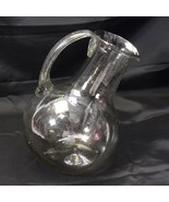 Hand Blown Titled Clear Glass Pitcher 160 oz - $42.13