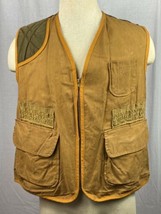 Vintage Field &amp; Stream Full Zip Hunting Vest - Mens Size XL - Brown - L@... - £17.52 GBP