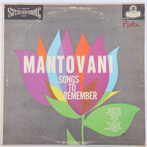 Mantovani And His Orchestra – Songs To Remember - 1959 Jazz 12&quot; Vinyl LP PS 193 - £7.77 GBP
