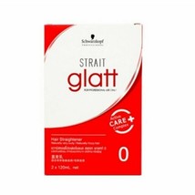 Glatt Strait Schwarzkopf Hair Straightener Cream Professional Styling No.0 - £19.87 GBP