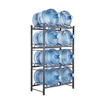 VEVOR 4 Tiers Water Jug Holder Double Row Water Bottle Rack for 8 Bottle... - $65.83