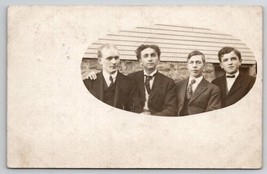 Pitcairn PA RPPC Methodist Episcopal Quartet Handsome Young Men Postcard Q22 - £12.54 GBP