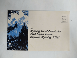 Vintage Big Wyoming Travel Commission Postcard Vacation Ad Advertisement - £9.48 GBP