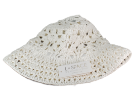 L*Space Crochet Style Sunchaser Hat 2.5&quot; Brim Monica Wise Designer - £30.09 GBP
