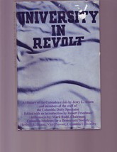 University IN Revolt: a History Of The Columbia Crisis Da Jerry L. Avorn - £6.72 GBP