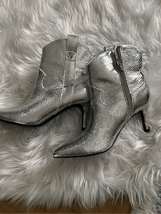 Guess shiny booties size 6.5 new western like - $74.25