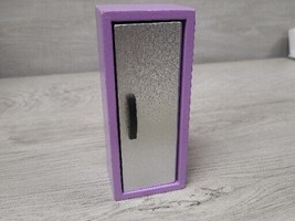 Wooden Dollhouse Closet Unbranded Purple Silver Toy Doll - £3.14 GBP