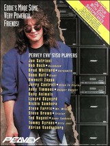Eddie Van Halen 1993 Peavey EVH 5150 amp series contest sweepstakes ad print - £3.35 GBP