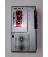 Sony M-9 Micro Cassette Recorder Silver With 1 Used Tape Doesn&#39;t Work  - £10.27 GBP
