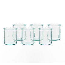 Amici Home Italian Old Fashioned Drinking Glassware, 12 oz, Bee Design-Set of 6 - £44.09 GBP