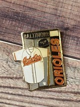 Vtg 1992 Mlb Baltimore Orioles Lapel Pin Locker Room Jersey bat baseball - $13.99