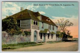 St Augustine Florida Oldest House in the United States Postcard E23 - £5.45 GBP