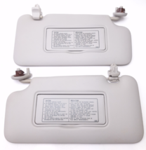 2015-2020 Honda Fit Driver Left/Right Side Gray Sun Visor Pair set 2 - $141.12