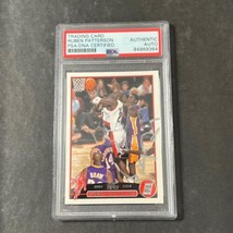 2002-03 Topps #106 Ruben Patterson Signed Card AUTO PSA/DNA Slabbed Blazers - $44.99