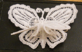 Regence Belgian Lace Butterfly Pin Original Box Bruxelles 3D Wings True VTG - £23.64 GBP