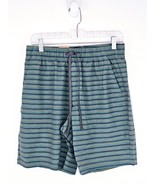 Prana Mens Metric E Waist Shorts Cove Stripe M Pull On 8&quot; Inseam Boardsh... - $33.81