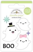 Doodlebug Doodle-Pops 3D Stickers-Sweet &amp; Spooky - Boo Crew DB8240 - £10.60 GBP