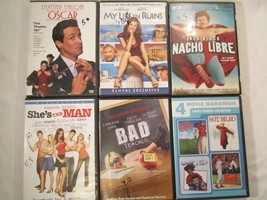 Lot Of 8 Dvd Movies Comedy Oscar Nacho Libre Sgt Bilko Bad Teacher 12F4 - £15.44 GBP