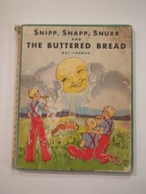 Snipp Snapp Snurr and the Buttered Bread Maj Lindman 1958 HC Vtg Rough - £9.22 GBP