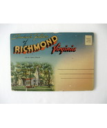 Vintage Richmond Virginia Fold Out Souvenir Postcard - 18 Scenic Postcards - $17.76 CAD