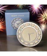 Michael Graves Bedside Alarm Clock Satin Aluminum Finish- Cut Out Dial- ... - $623.06 MXN