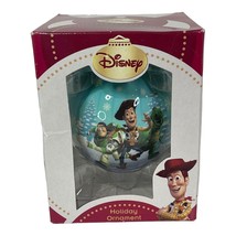 Woody Rex Buzz Round Christmas Ornament Disney Pixar Toy Story 2012 Figurine - $17.54