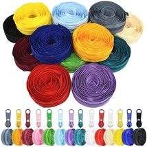 42 Yards #5 Nylon Coil Zippers Kit Sewing Zipper For Diy Sewing Crafts Z... - £25.05 GBP