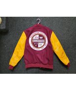 Washington Commanders Varsity Letterman Jacket - Burgundy &amp; Gold - $165.00