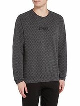 EMPORIO ARMANI UNDERWEAR Loungewear Logo CREW NECK Sweatshirt Blue ( S ) - $102.56