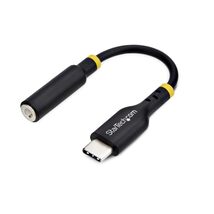 StarTech.com 5in (12.7cm) USB-C to 3.5mm TRRS Headphone/Headset Jack Aud... - $22.65