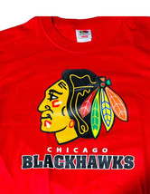 Chicago Blackhawks T-Shirt  Youth Size XL Red NHL Hockey NWT #10 Sharp - £11.54 GBP