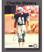 CHARLIE WATERS DALLAS COWBOYS AUTOGRAPHED SIGNED 8X10 PHOTO wAP/COA - $24.74