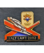 Ski Jump - 3D Layered - 2002 Salt Lake Olympics - Lapel Backpack Hat Pin - $16.28 CAD
