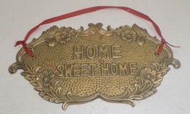 Home Sweet Home Metal Brass? Sign - £3.18 GBP
