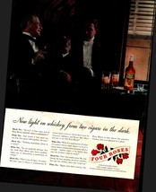 Vintage 1938 Four Roses Whiskey Print Ad nostalgic d7 - £19.24 GBP