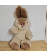 Vintage Dollcraft Easter Bunny Rabbit 31&quot; Large Plush Brown Pink Spangle... - $525.66 MXN