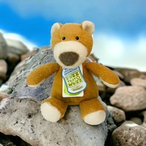 Mary Meyer Tan Bear Earthmates Fuzz That Wuzz Recycled Stuffed Animal To... - £23.27 GBP