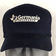 Germania Insurance Hat Texas Logo Baseball Cap NWOT Navy Blue Snap Back - £10.23 GBP