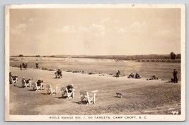 RPPC Soldiers Rifle Range no.1 Camp Croft SC Postcard J23 - $14.95