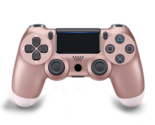 Wireless Game Controller Rose Gold for Playstation 4, PC Dual Shock &amp; US... - £15.59 GBP