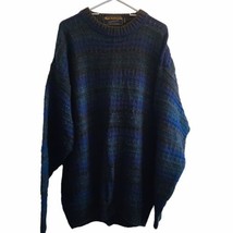 Vtg Skye Knitwear 90% Wool 10% Silk Knit Sweater Made In England XL Mult... - £51.98 GBP