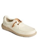 SPERRY TOP-SIDER Men&#39;s Captains Moc Toe Hemp Boat  Shoe, Size 11, Ivory,... - $1,267.37 MXN