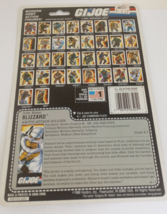 G.I. Joe ARAH Blizzard 1988  Full Backer ID Card Uncut No Front Pic - £7.58 GBP