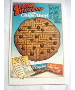 1987 Color Ad Chips Ahoy! &amp; Chewy Chips Ahoy! Betcha Bite A Chip - €6,94 EUR