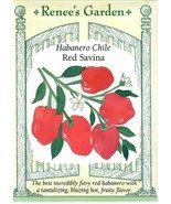 THJAR Pepper Habanero Red Savina Vegetable Seed - Renee&#39;S Garden 12/24 - $172.98 MXN