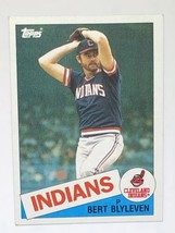 Bert Blyleven 1985 Topps #355 Cleveland Indians MLB Baseball Card - £0.79 GBP
