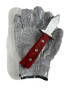 Oyster Shucking Knife With Glove Cut Level 5 Protection Food Grade Glove... - $11.22