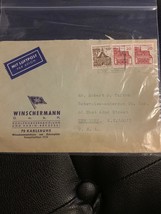 German Cover w/ Stamp to U.S.A. back stamped - £1.59 GBP